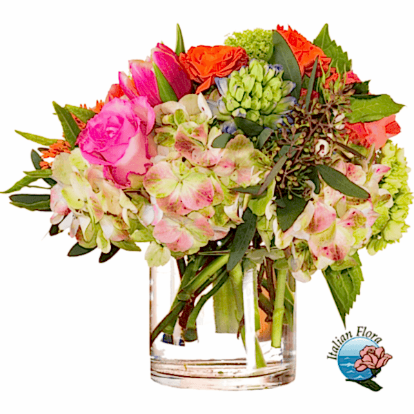 Bouquet of mixed seasonal flowers